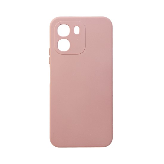 Capa de Silicone com Moldura de Câmera para Oppo A6 4G/Oppo A6 5G/Oppo A6x 4G/Oppo A6x 5G Rosa